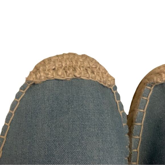 NWOT Denim Espadrilles Size 10 blue jean - Picture 5 of 8